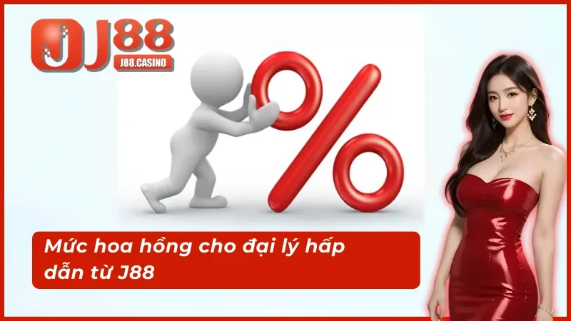 Mức hoa hồng cho đại lý j88